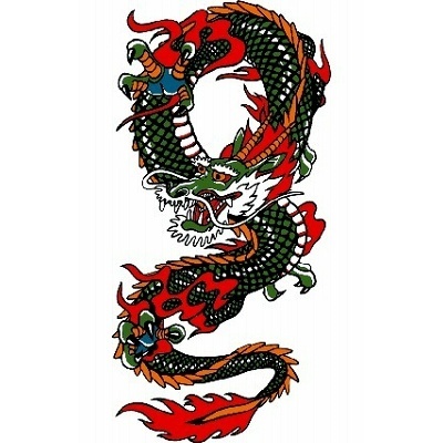 タトゥーシール 昇り龍 タトゥーシール 昇り龍